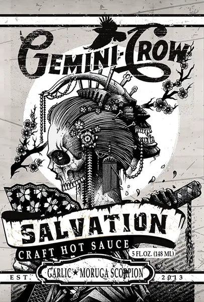 HS - SALVATION – Gemini Crow Hot Sauce Company